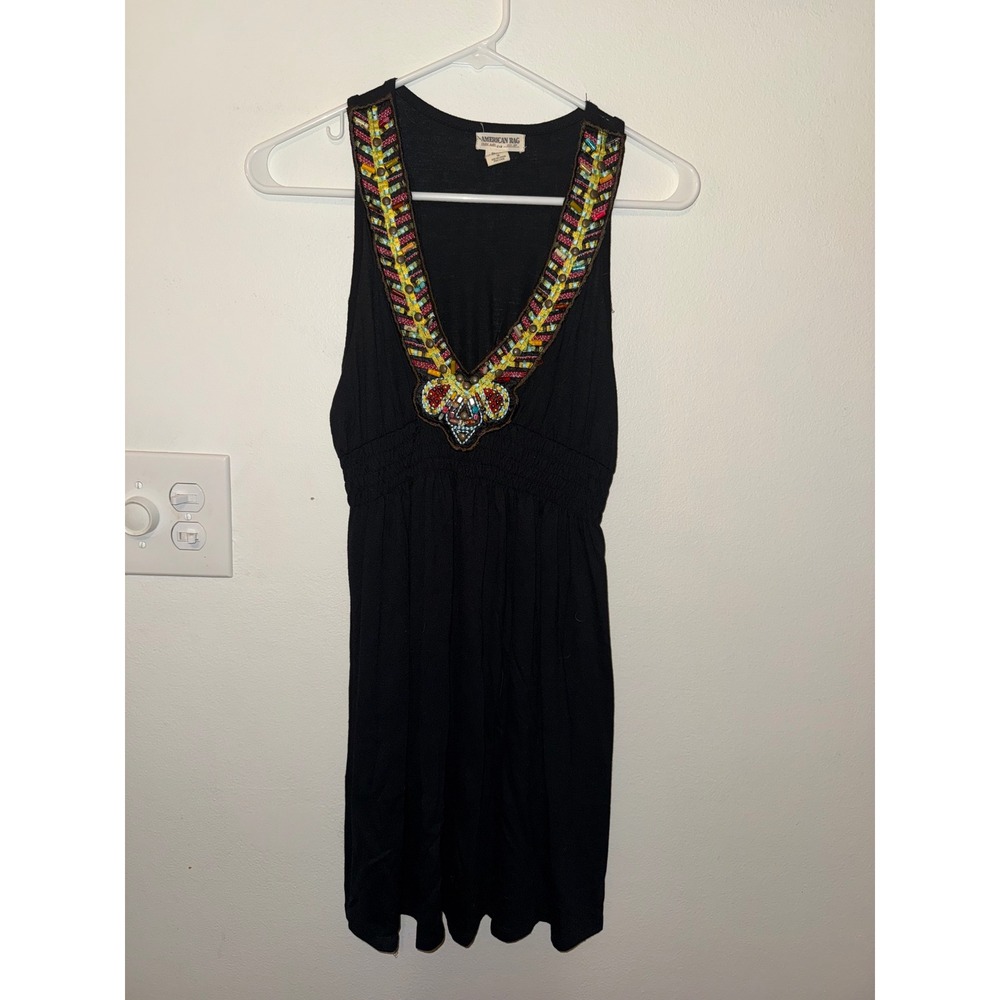 American Rag‎ Beaded Racerback Sundress Size M Y2K
